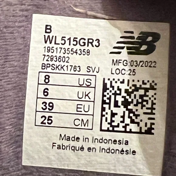 Women’s size 8 New Balance 515 Frost’s - Picture 8 of 8